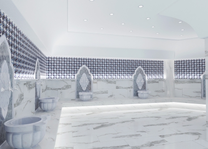 Serenay Kız Öğrenci Yurdu Hamam Tasarım Projesi 3000m2 Bandırma/Balıkesir 