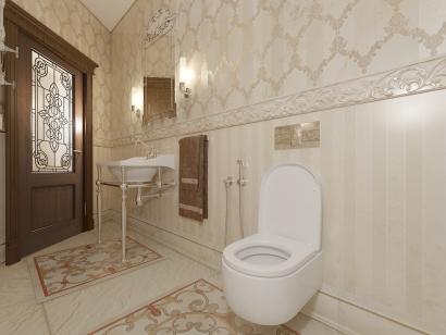 ArtVision İçin Hazırlanan Villa İç Tasarım Projesi 1000m2 Novosibirsk/Rusya